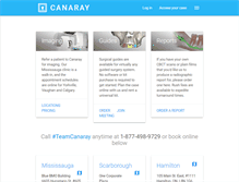 Tablet Screenshot of canaray.com